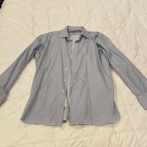 A stripped seaside dress shirt